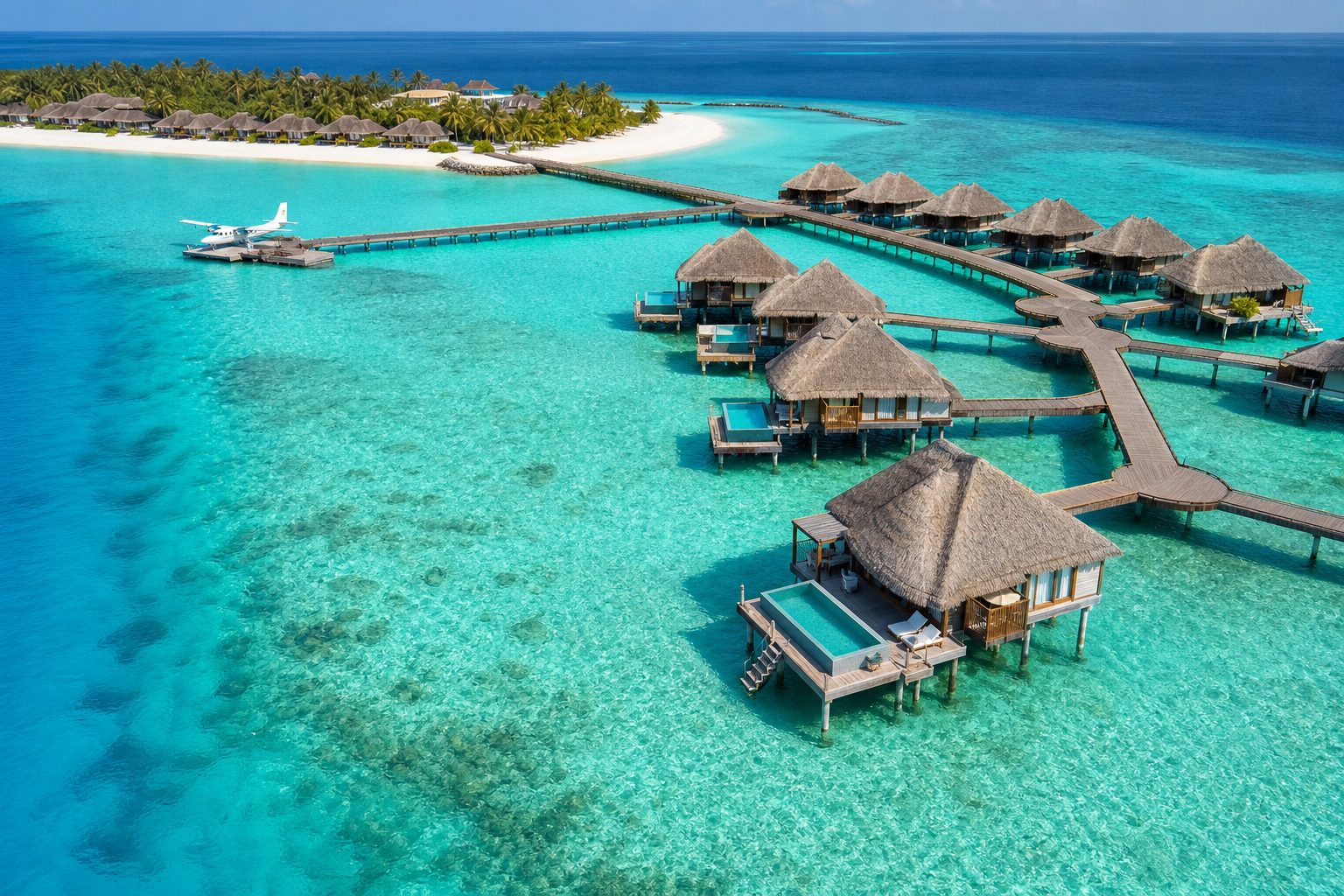 Overwater villas